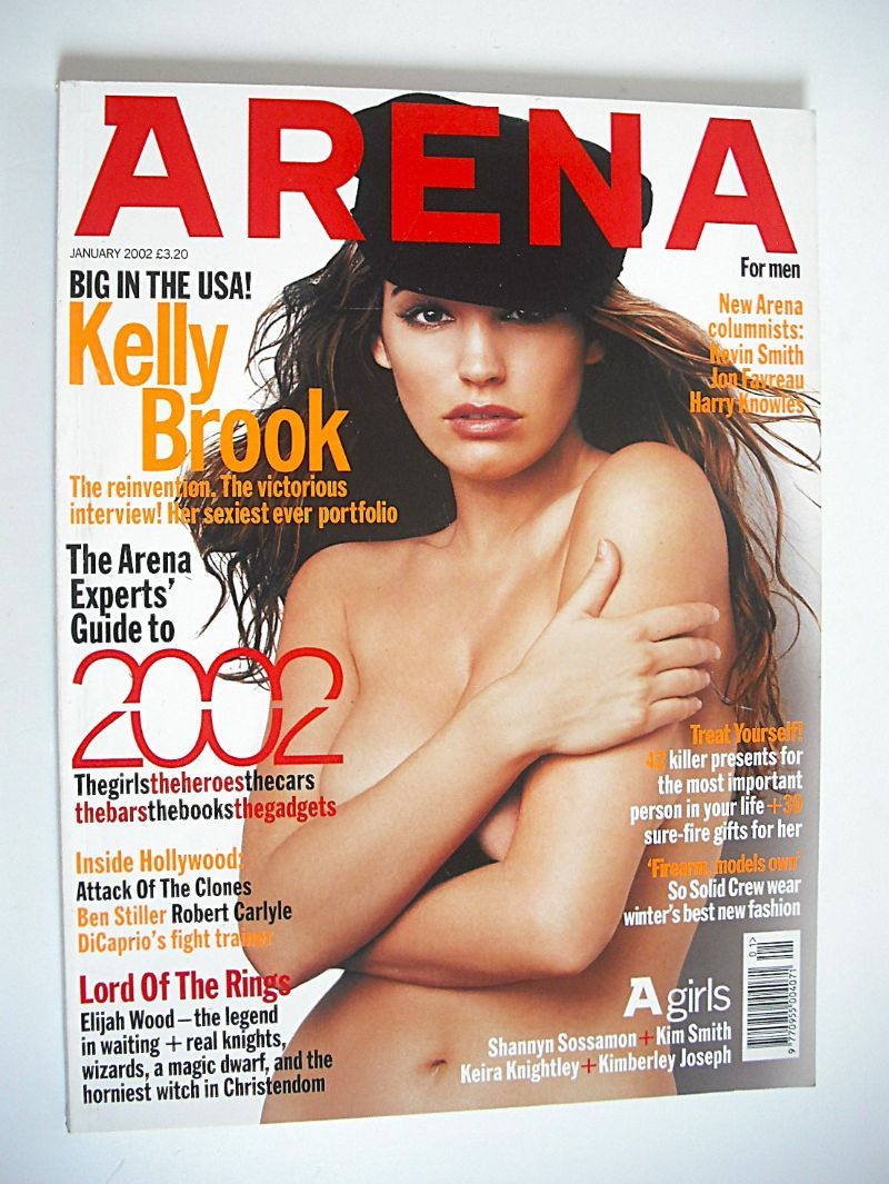 <!--2002-01-->Arena magazine - January 2002 - Kelly Brook cover