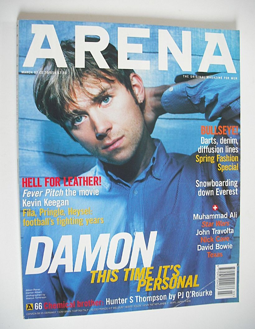 <!--1997-03-->Arena magazine - March 1997 - Damon Albarn cover