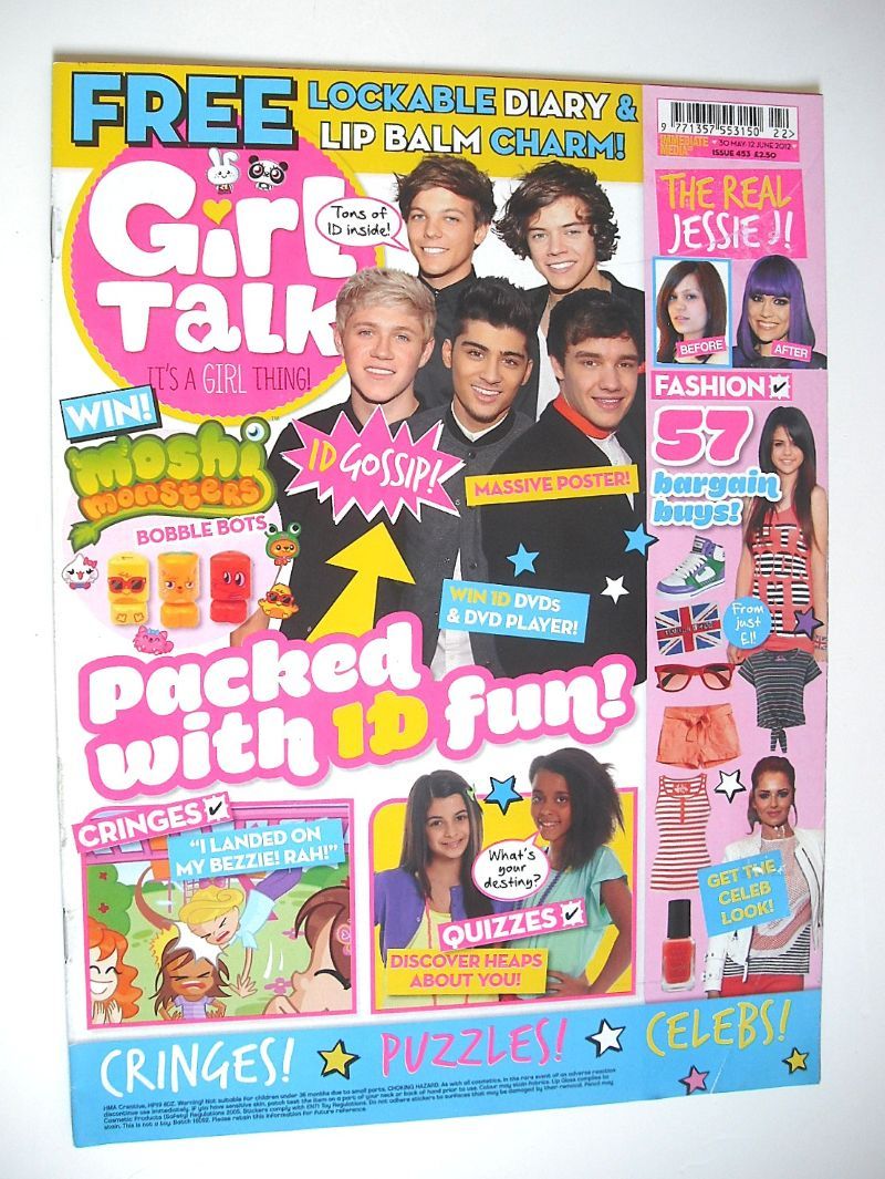 Girl Talk magazine - One Direction cover (30 May - 12 June 2012)