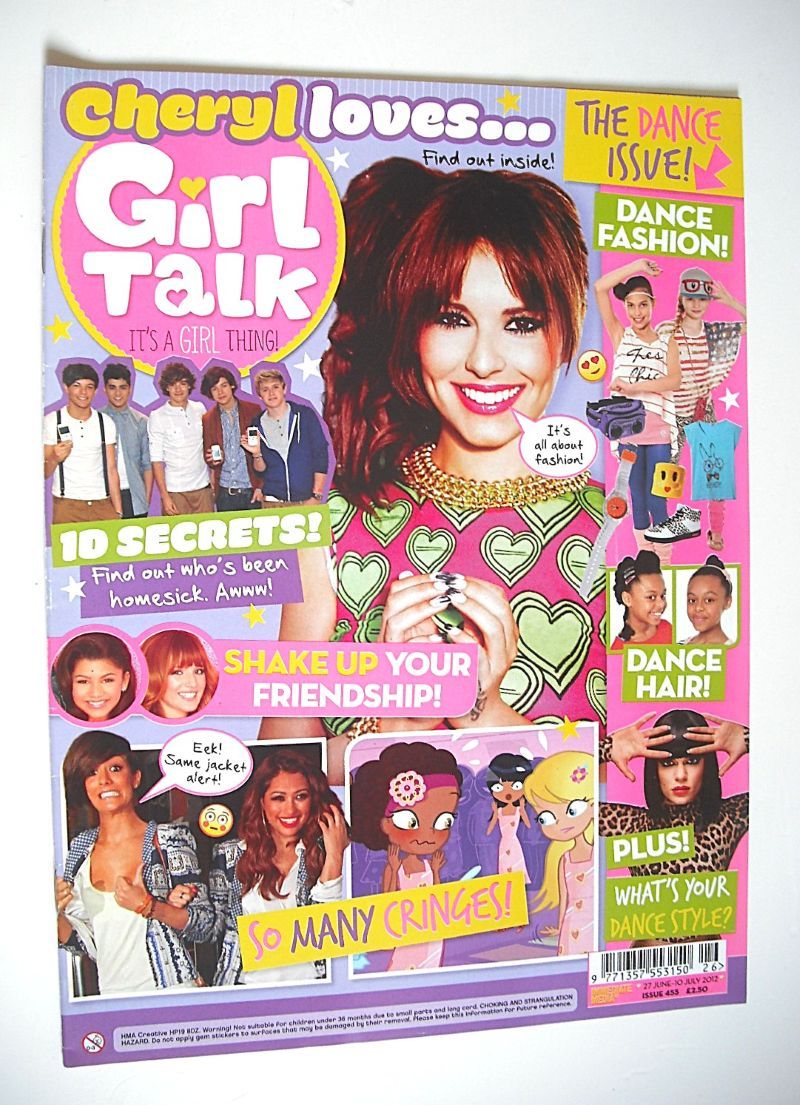<!--2012-06-27-->Girl Talk magazine - Cheryl Cole cover (27 June - 10 July 