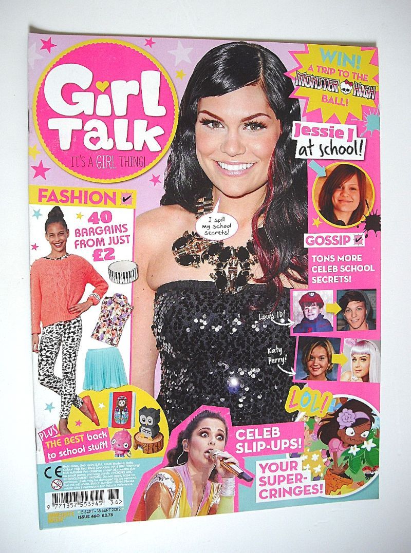 Girl Talk magazine - Jessie J cover (5-18 September 2012)