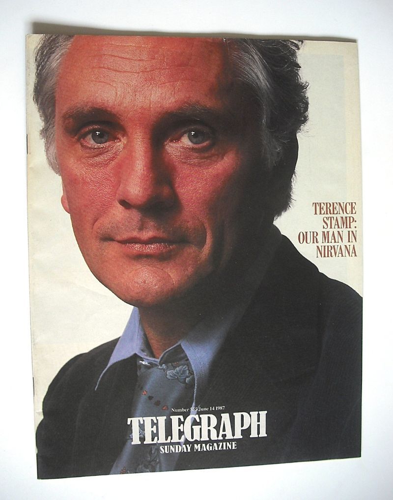 The Sunday Telegraph magazine - Terence Stamp cover (14 June 1987)