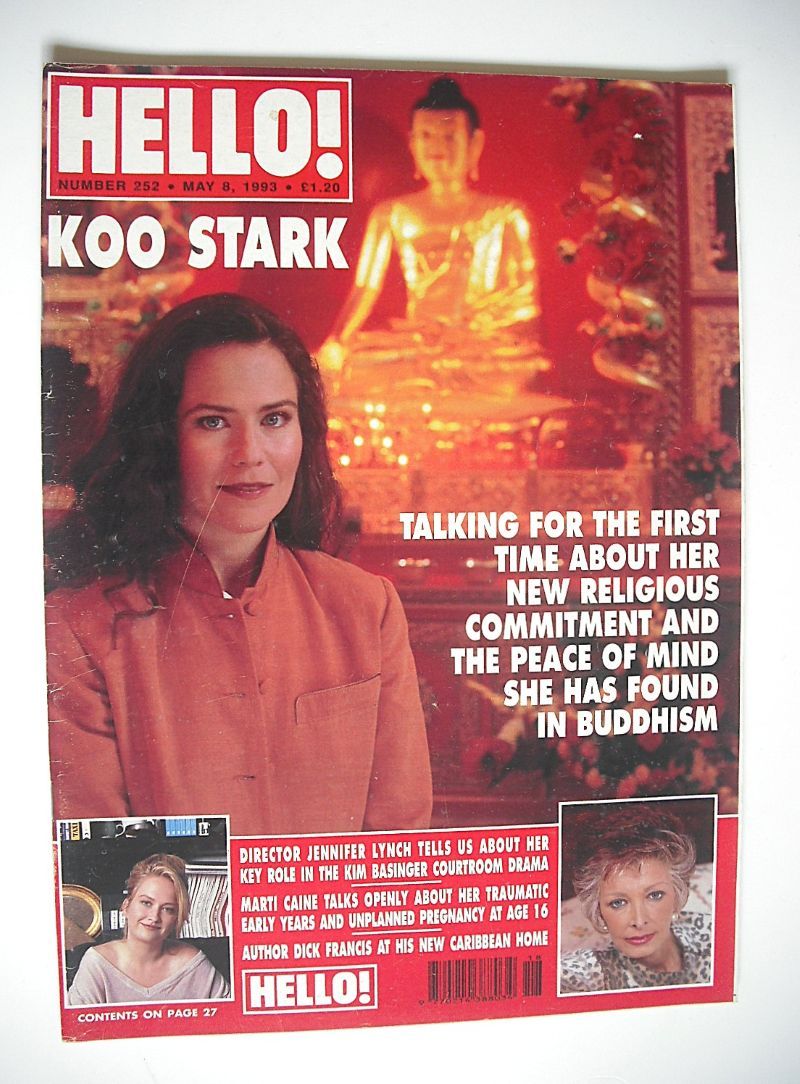 <!--1993-05-08-->Hello! magazine - Koo Stark cover (8 May 1993 - Issue 252)