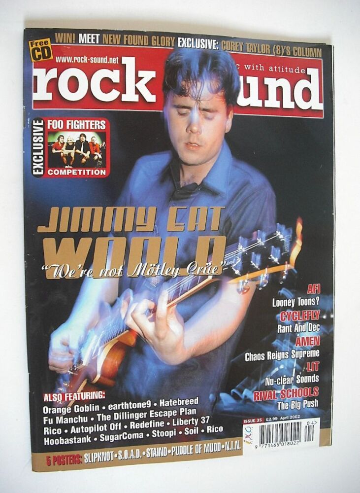 Rock Sound magazine - Jimmy Eat World cover (April 2002)