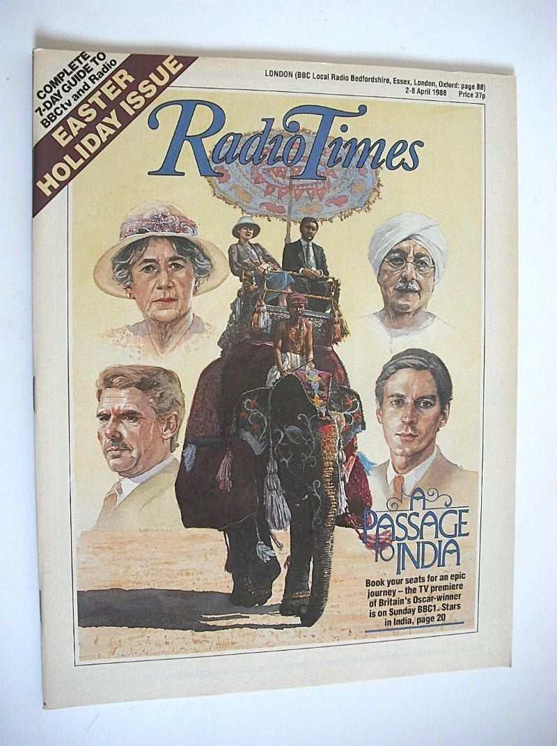 <!--1988-04-02-->Radio Times magazine - A Passage To India cover (2-8 April