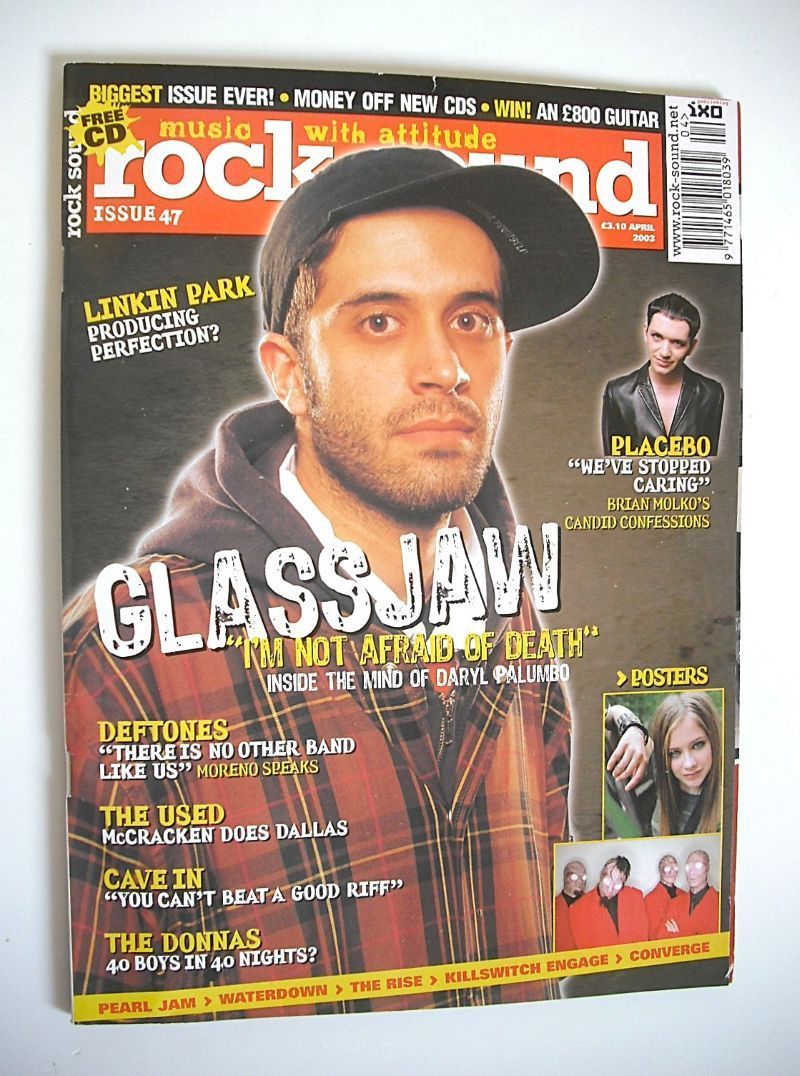 Rock Sound magazine - Daryl Palumbo cover (April 2003)