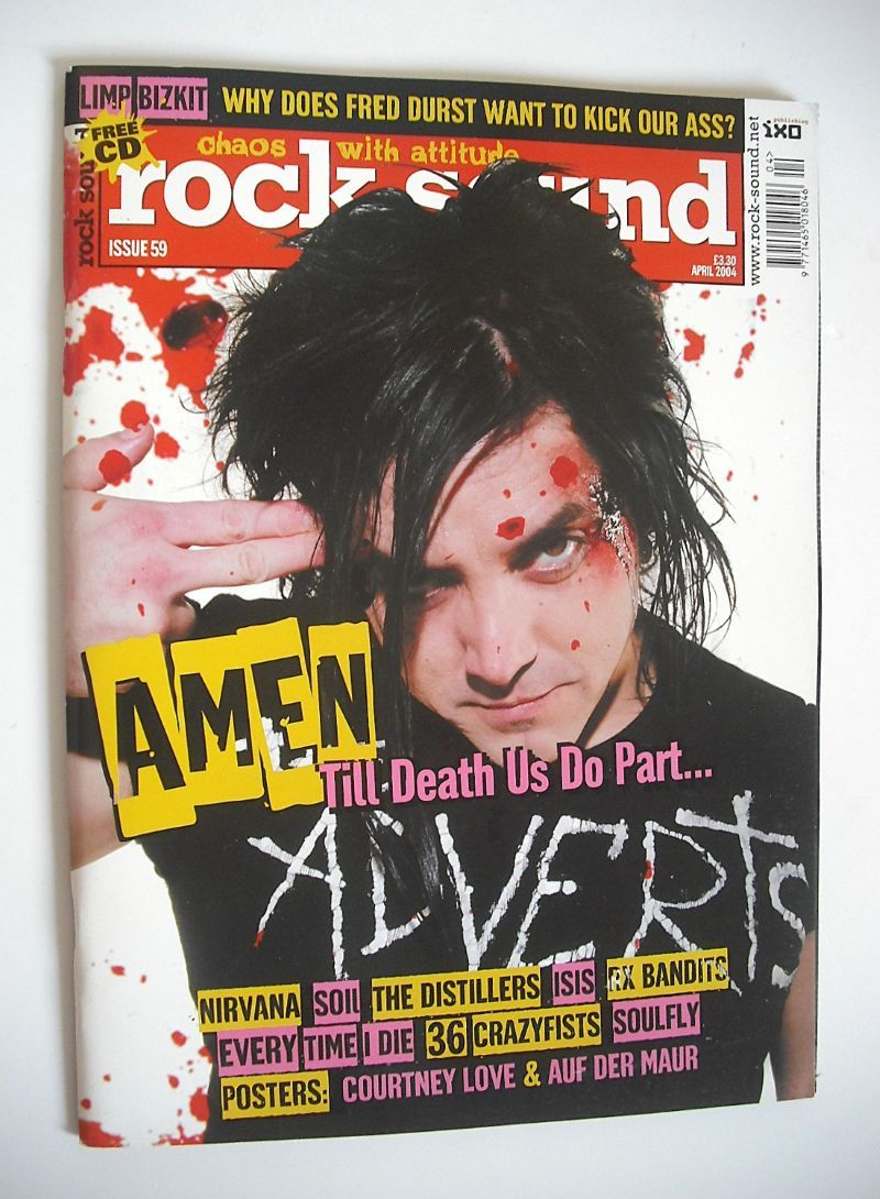 Rock Sound magazine - Casey Chaos cover (April 2004)