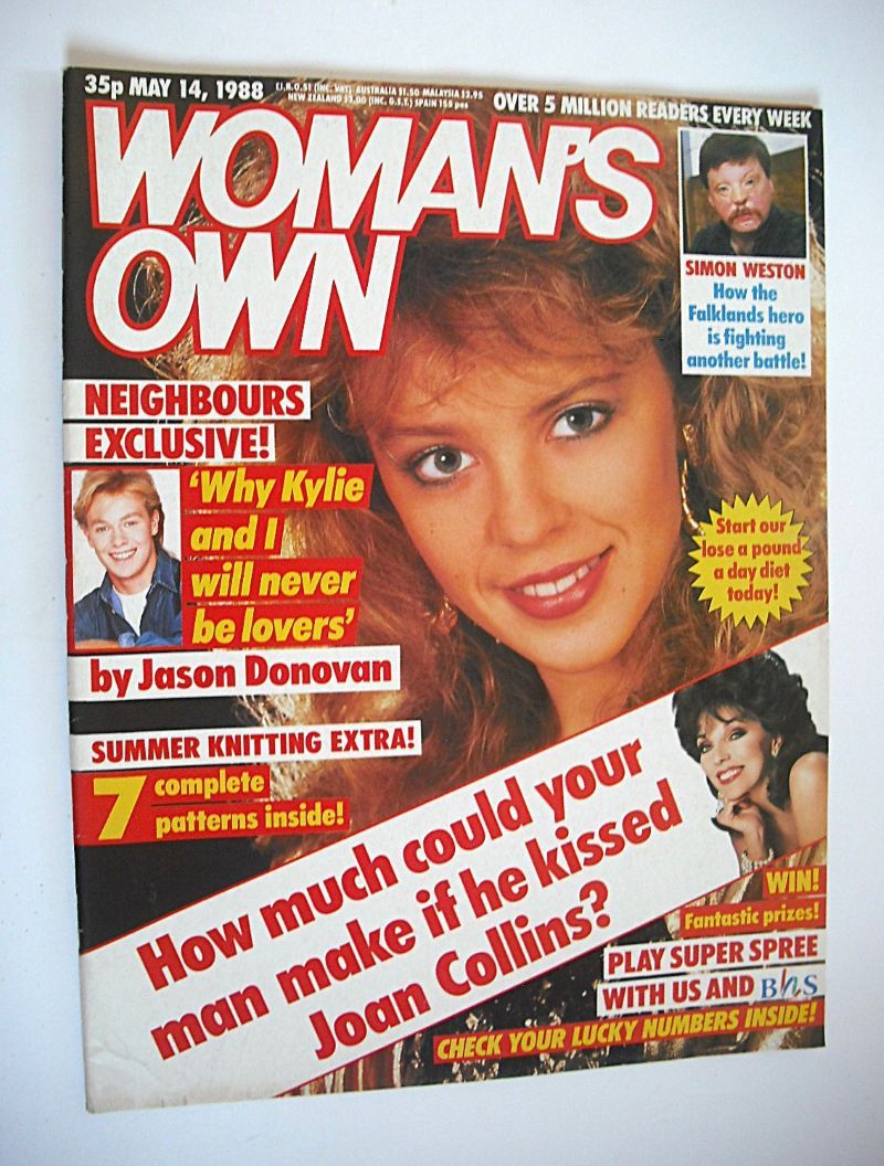 Woman's Own magazine - 14 May 1988 - Kylie Minogue cover