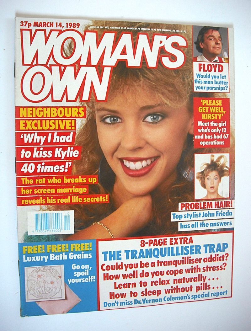 Woman's Own magazine - 14 March 1989 - Kylie Minogue cover