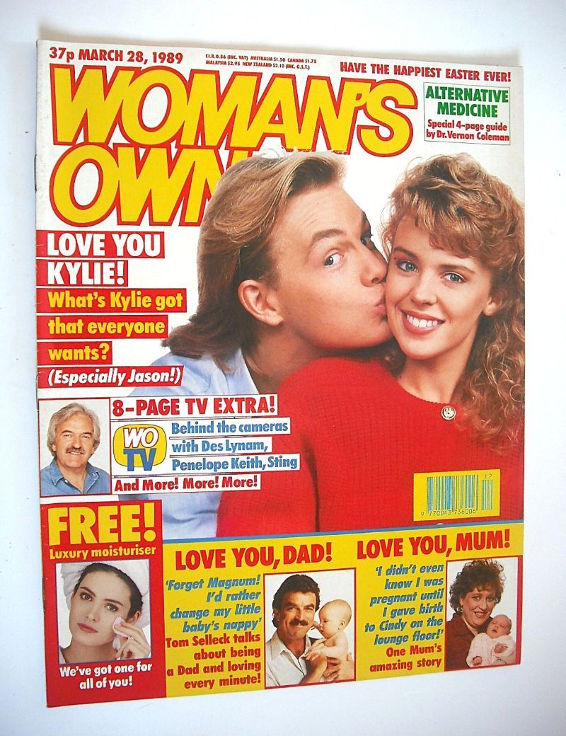 Woman's Own magazine - 28 March 1989 - Kylie Minogue and Jason Donovan cover