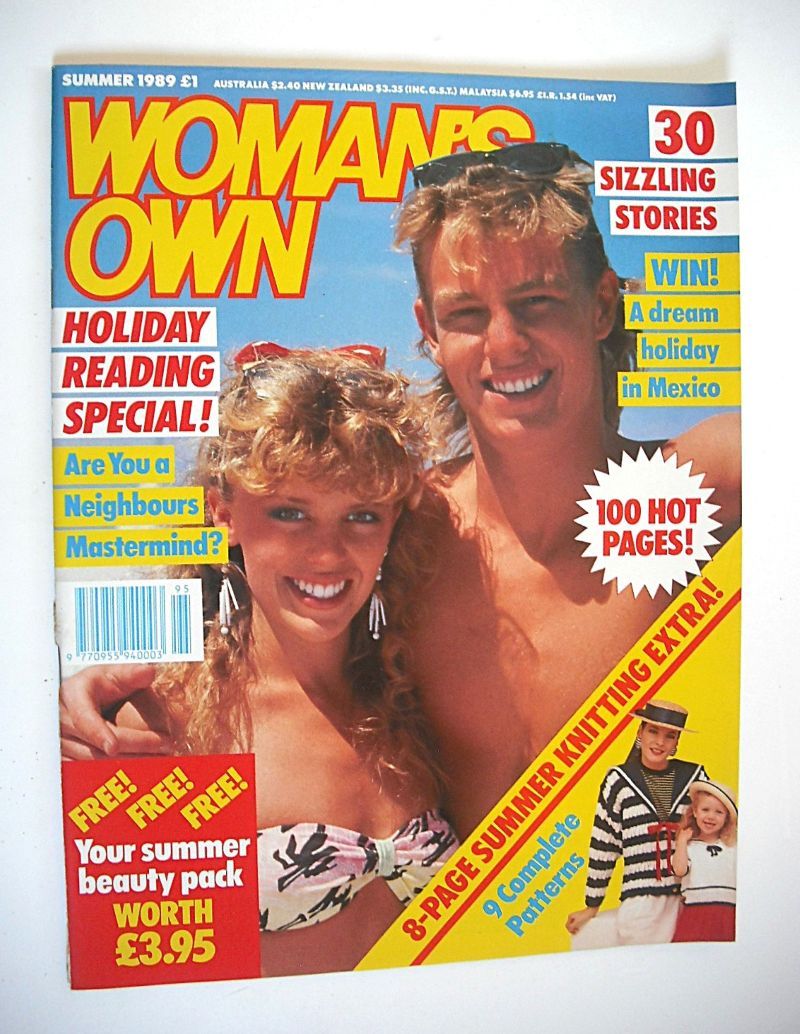 Woman's Own magazine - Summer 1989 - Kylie Minogue and Jason Donovan cover
