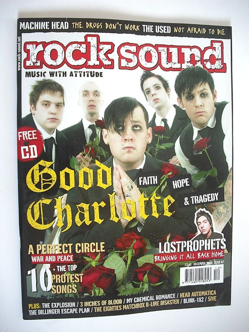 <!--2004-12-->Rock Sound magazine - Good Charlotte cover (December 2004)