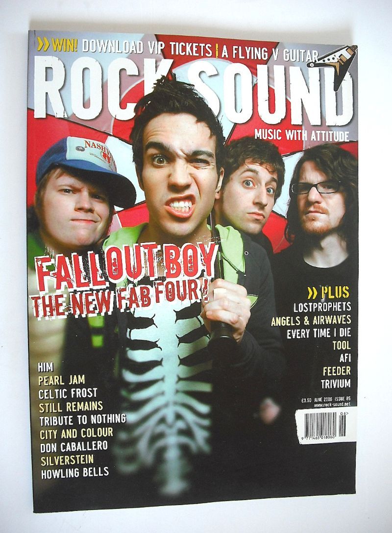 Rock Sound magazine - Fall Out Boy cover (June 2006)