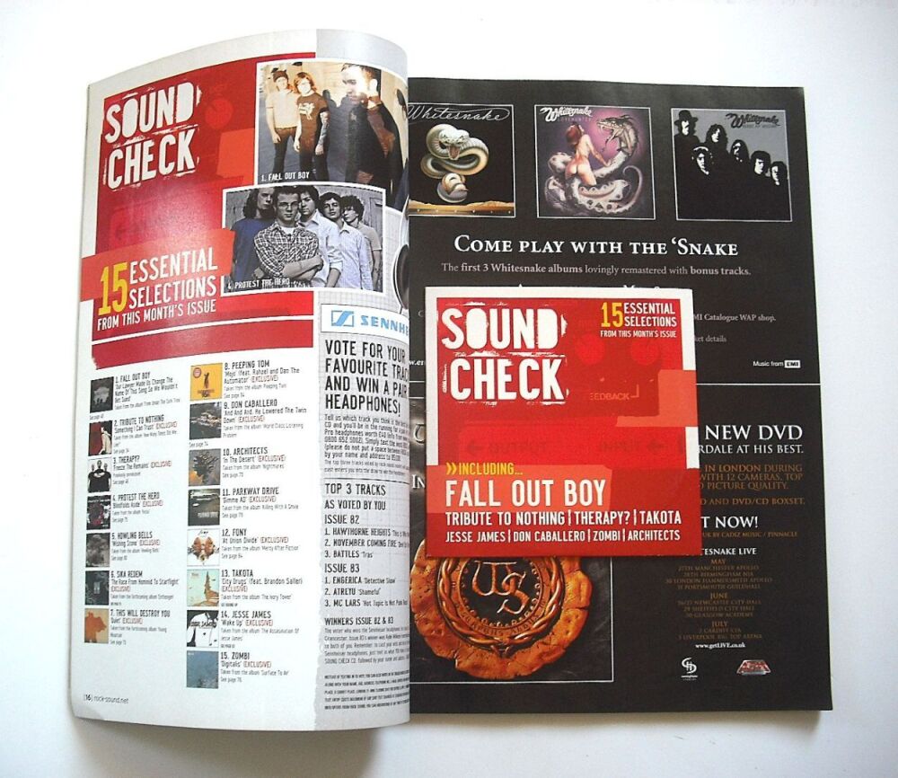 Rock Sound magazine - Fall Out Boy cover (June 2006)
