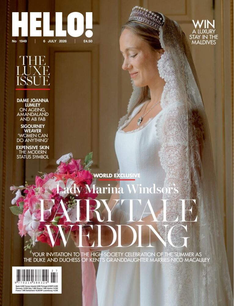 Hello! magazine - Lady Marina Windsor Wedding cover (6 July 2026 - Issue 1949)