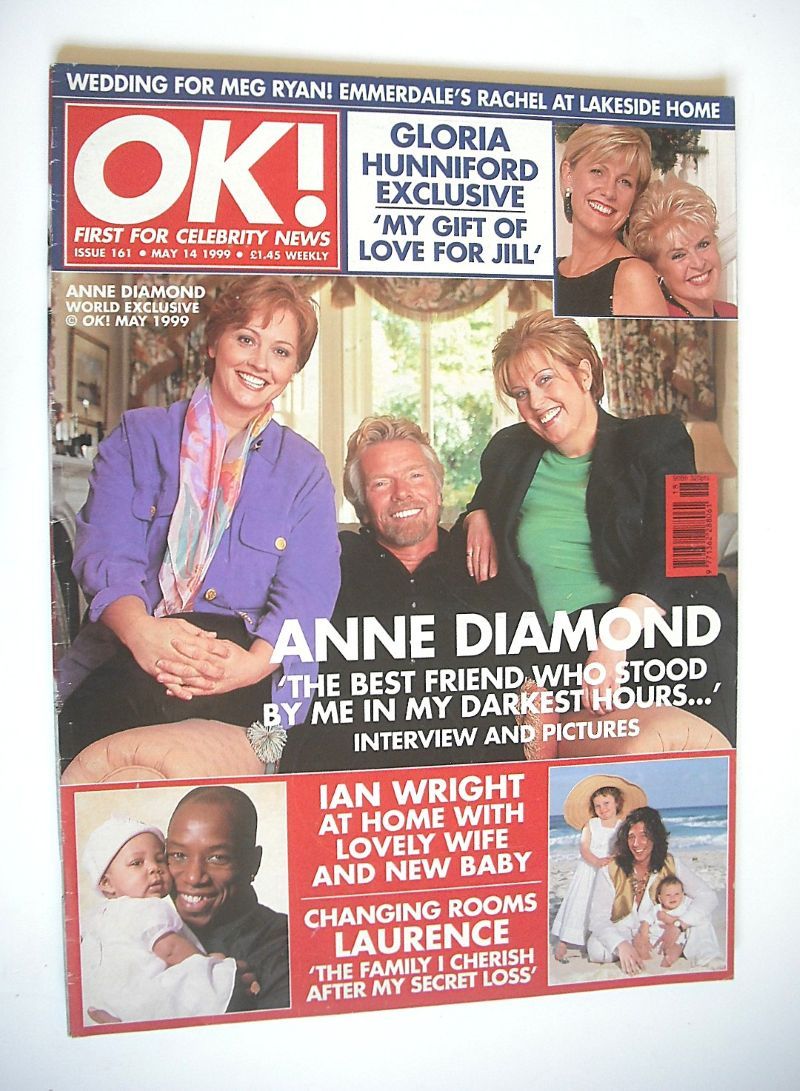 OK! magazine - Anne Diamond cover (14 May 1999 - Issue 161)