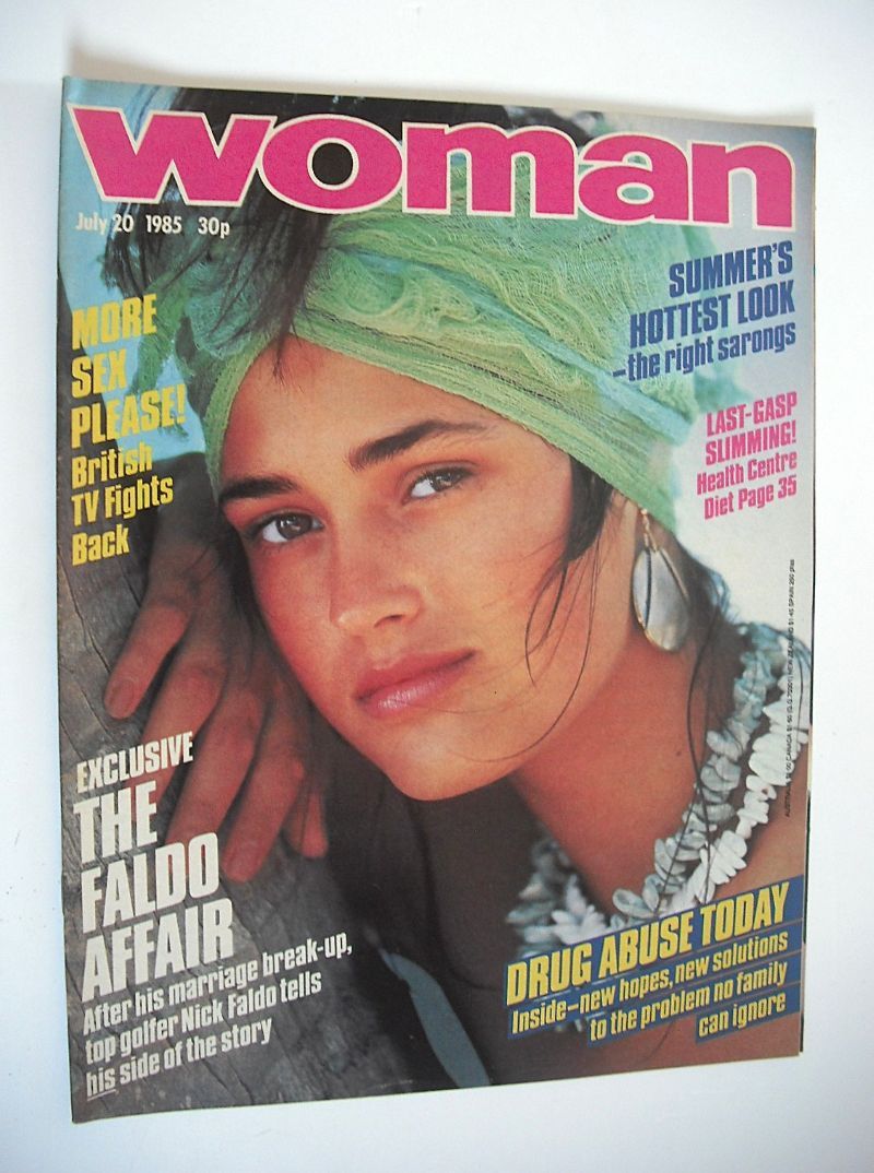 Woman magazine - Yasmin Le Bon cover (20 July 1985)