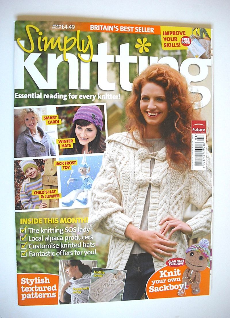 <!--2009-01-->Simply Knitting magazine (Issue 49 - January 2009)
