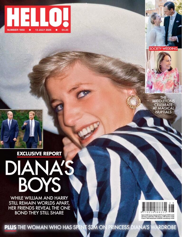 Hello! magazine - Princess Diana cover (13 July 2026 - Issue 1950)