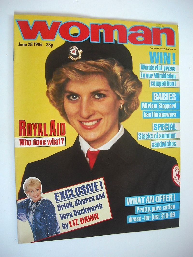 Woman magazine - Princess Diana cover (28 June 1986)