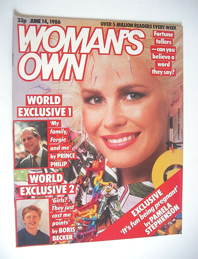 Woman's Own magazine - 14 June 1986 - Pamela Stephenson cover