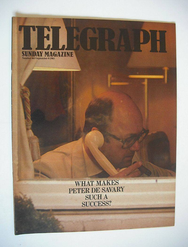The Sunday Telegraph magazine - Peter de Savary cover (8 September 1985)