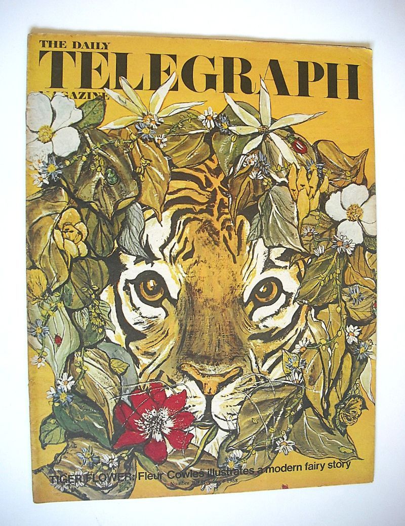 The Daily Telegraph magazine - Tiger Flower cover (4 October 1968)