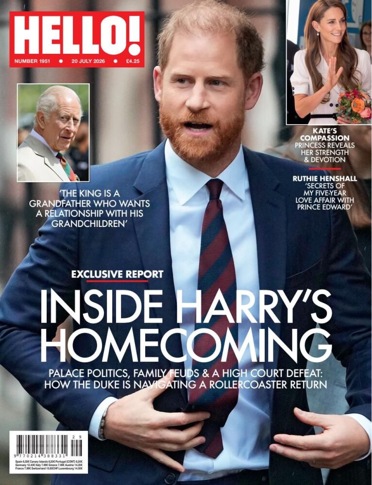 Hello! magazine - Prince Harry cover (20 July 2026 - Issue 1951)