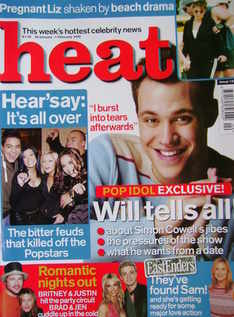 <!--2002-01-26-->Heat magazine - Will Young cover (26 January-1 February 20