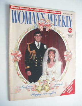 <!--1986-08-09-->Woman's Weekly magazine (9 August 1986 - Prince Andrew and