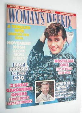 <!--1986-11-01-->Woman's Weekly magazine (1 November 1986 - British Edition