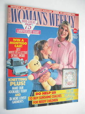 <!--1986-11-08-->Woman's Weekly magazine (8 November 1986 - British Edition
