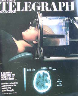 The Daily Telegraph magazine - Human Brain Scanner cover (23 January 1976)