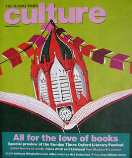 Culture magazine - All For The Love Of Books cover (16 March 2008)