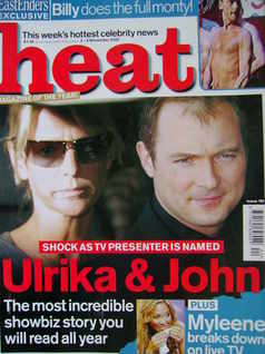 Heat magazine - Ulrika Jonsson and John Leslie cover (2-8 November 2002 - Issue 192)