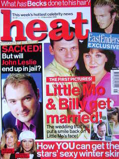 <!--2002-11-09-->Heat magazine - Little Mo and Billy Get Married! cover (9-