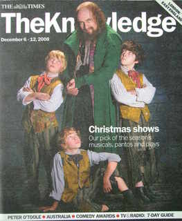 The Knowledge magazine - 6-12 December 2008 - Rowan Atkinson cover