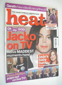 Heat magazine - Michael Jackson cover (15-21 February 2003 - Issue 206)