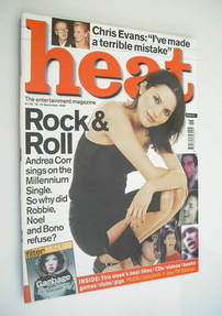 Heat magazine - Andrea Corr cover (18-24 November 1999 - Issue 42)
