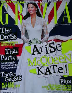 <!--2011-05-09-->Grazia magazine - Kate Middleton cover (9 May 2011)