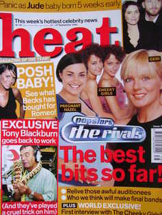 Heat magazine - Popstars The Rivals The Best Bits So Far! cover (21-27 September 2002 - Issue 186)