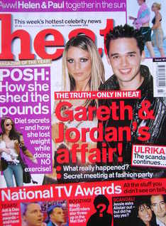 Heat magazine - Jordan and Gareth Gates cover (26 October-1 November 2002 - Issue 191)