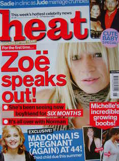 Heat magazine - Zoe Ball cover (8-14 February 2003 - Issue 205)