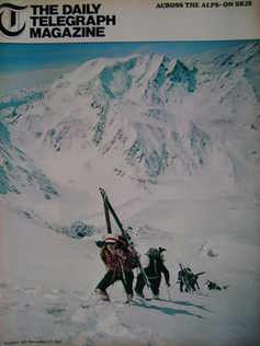 <!--1967-11-17-->The Daily Telegraph magazine - Across The Alps cover (17 N