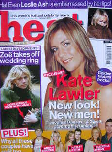 <!--2003-02-01-->Heat magazine - Kate Lawler cover (1-7 February 2003 - Iss