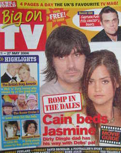 Big On TV magazine - 21-27 May 2006 - Jeff Hordley and Jenna-Louise Coleman cover