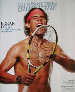 <!--2011-06-05-->The Sunday Times magazine - Rafael Nadal cover (5 June 201