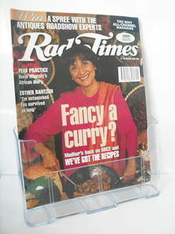 Radio Times magazine - Madhur Jaffrey cover (4-10 March 1995)