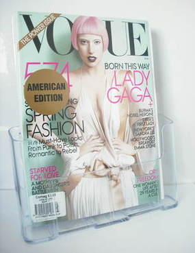 US Vogue magazine - March 2011 - Lady Gaga cover