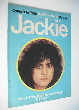 Jackie magazine - 26 May 1973 (Issue 490 - Marc Bolan cover)